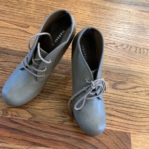 Taupe Spike Heeled Madden Girl Booties